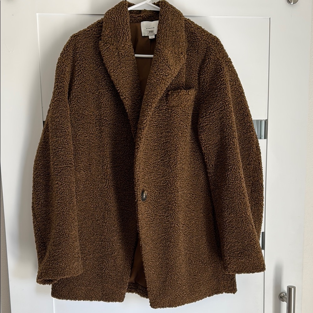 Women’s Brown Teddy Coat
